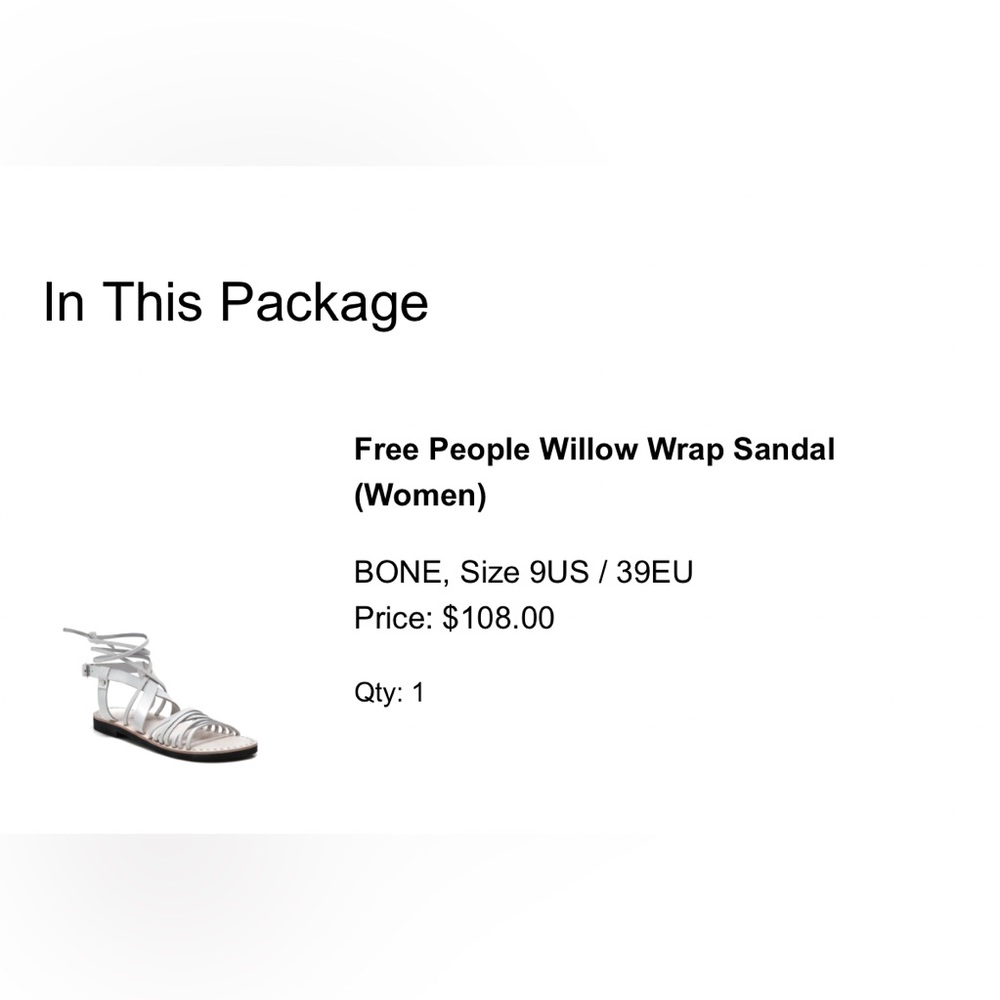 *Brand New* Free People Wrap Sandal
